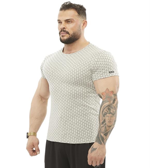 Mens Armor Pattern Slim Fit T-shirt
