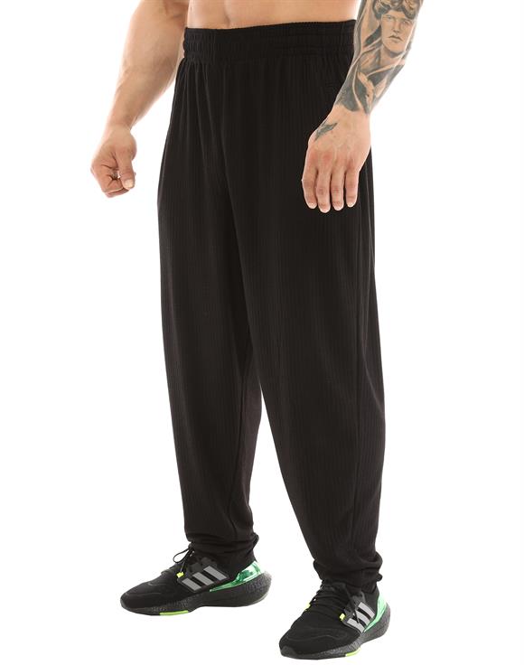 Mens Baggy Loose Fit Sweatpants with Zippered Pockets 
