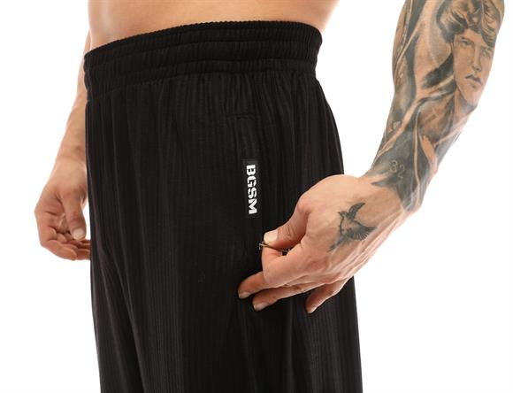 Mens Baggy Loose Fit Sweatpants with Zippered Pockets 