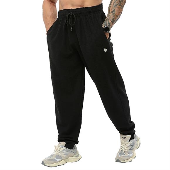 Mens Baggy Sweatpants with Cotton Textured