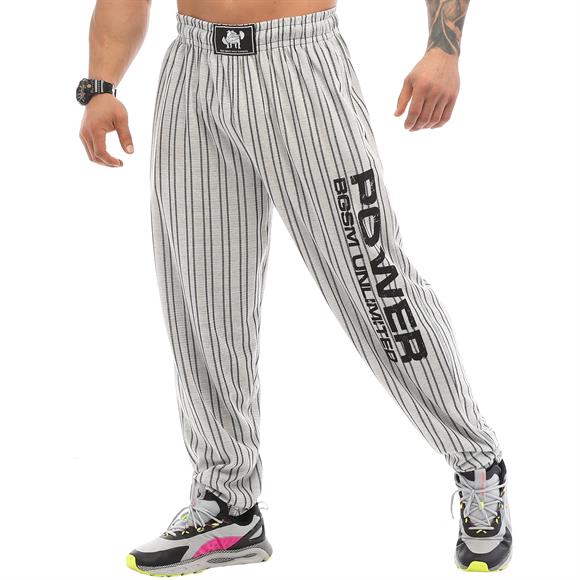 Mens Loose Fit Striped Sweatpants with Pockets