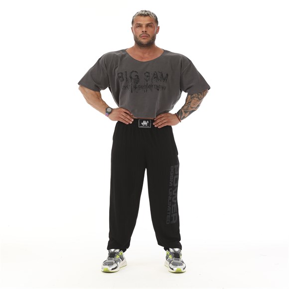 Mens Bodybuilding Wide-Short Muscle Rag Top