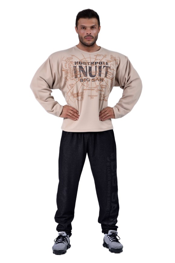 Mens Camel Winter Sweatshirt
