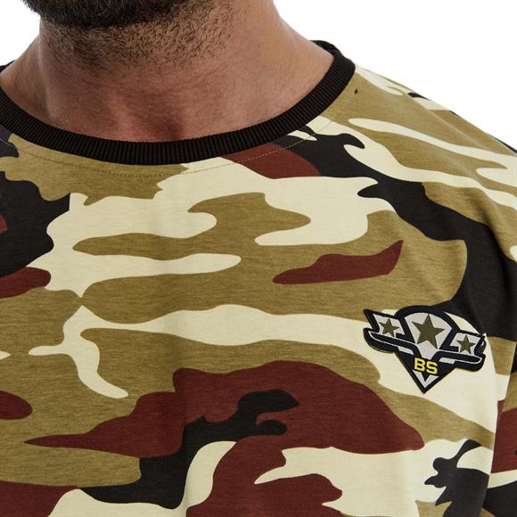 Mens Camouflage Regular Fit T-shirt