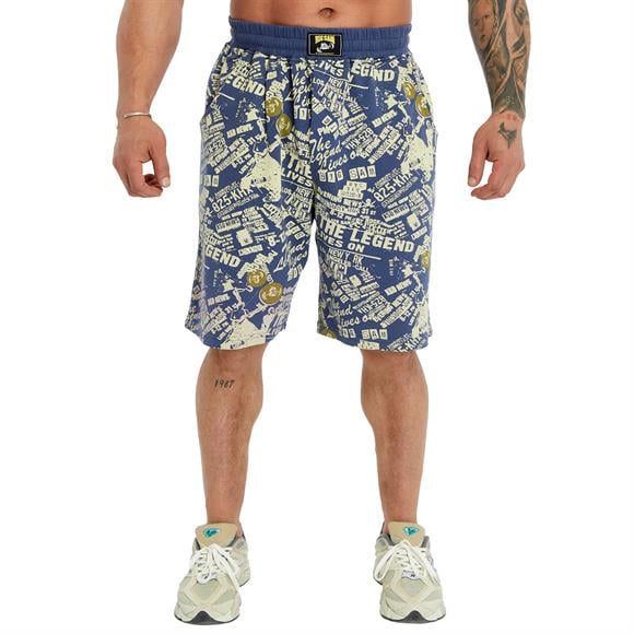 Mens Cotton Graffiti Shorts