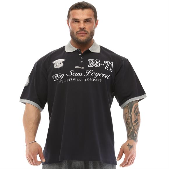 Mens Dark Blue Polo T-shirt