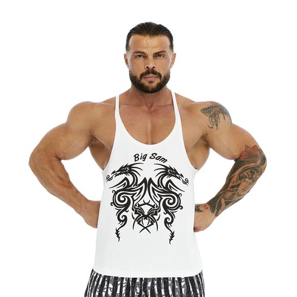 Mens Dragon Gym Tank Top