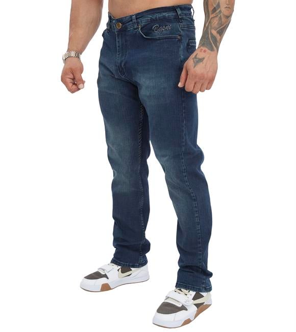Mens Embroidered Jeans
