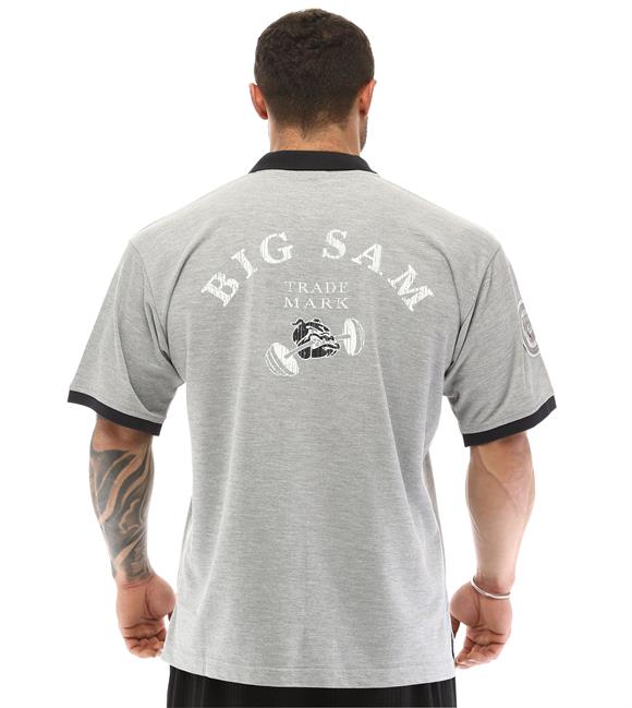 Mens Grey Polo T-shirt