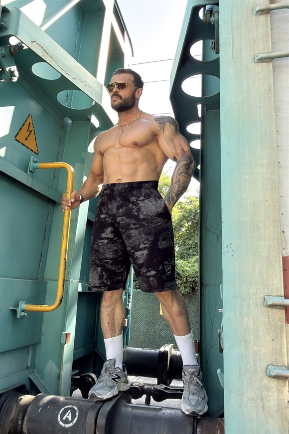 Mens Gym 100% Cotton Active Shorts