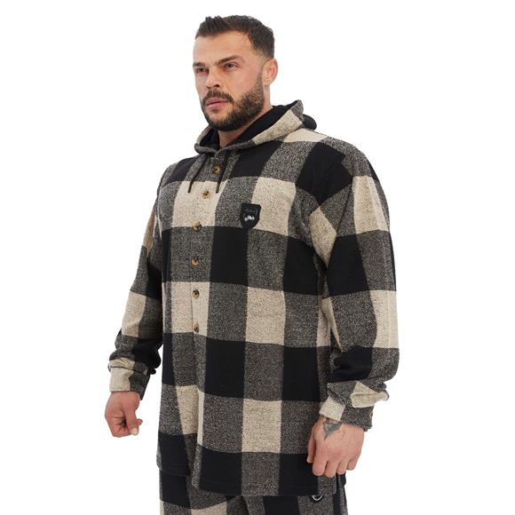Mens Hooded Overshirt Winter Jacket