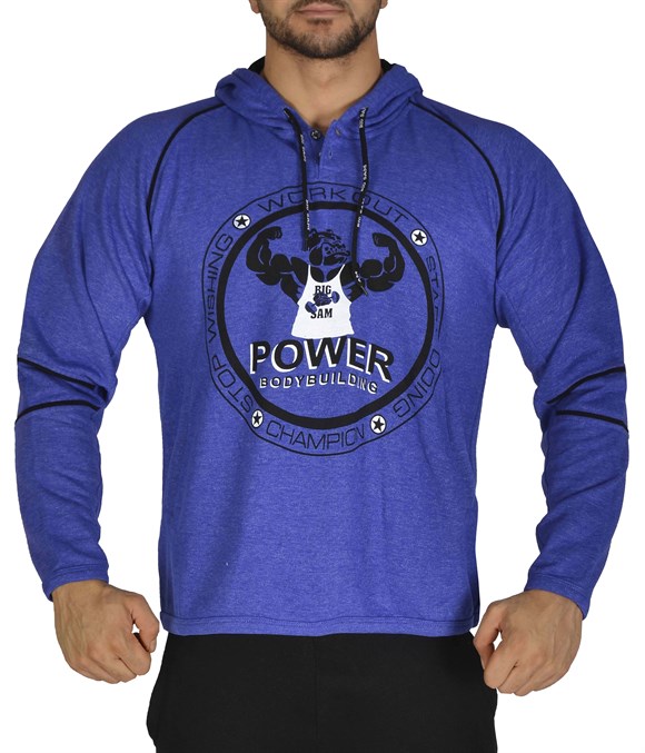 Mens Hooded Winter Sweatshirt