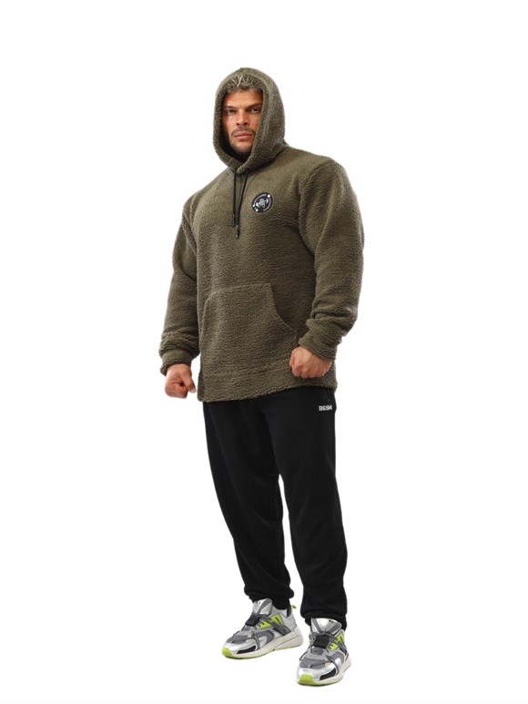 Mens Hooded Winter Sweatshirt