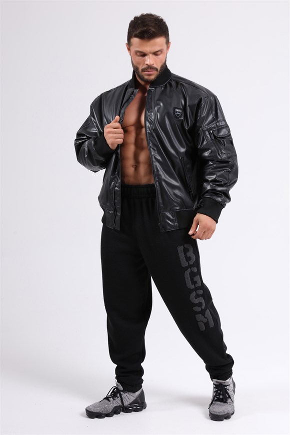 Mens Leather Pilot Jacket