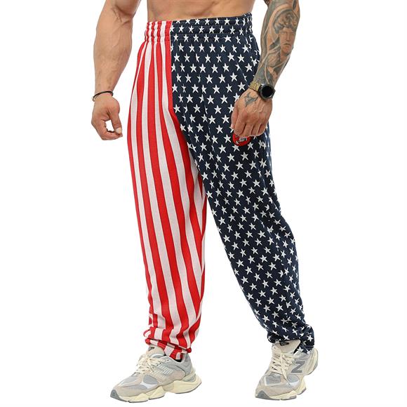 Mens Loose Fit American Sweatpants