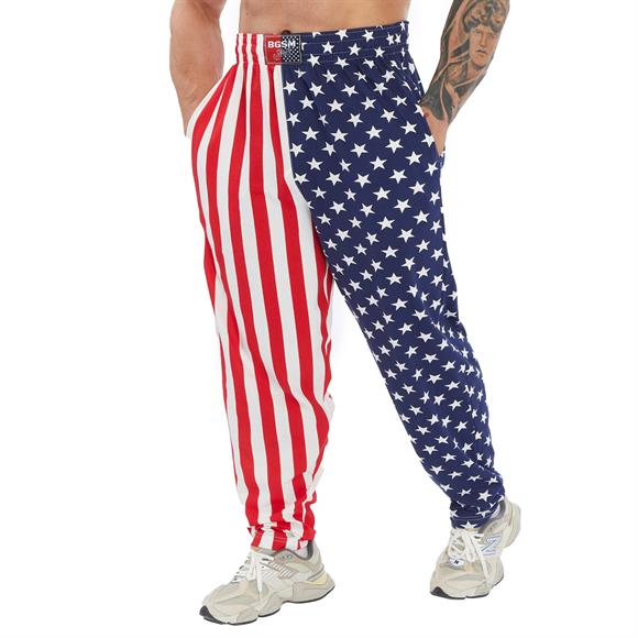 Mens Loose Fit American Sweatpants