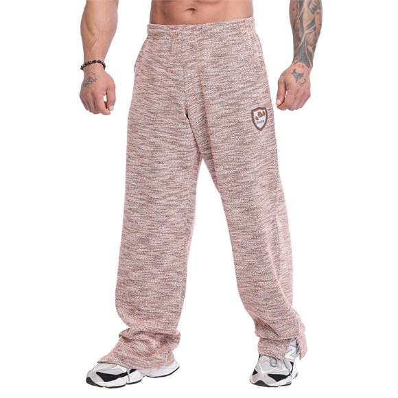Mens Loose Fit Baggy Winter Sweatpants – Orange Melange