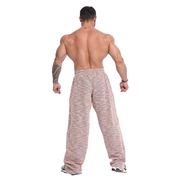 Mens Loose Fit Baggy Winter Sweatpants – Orange Melange