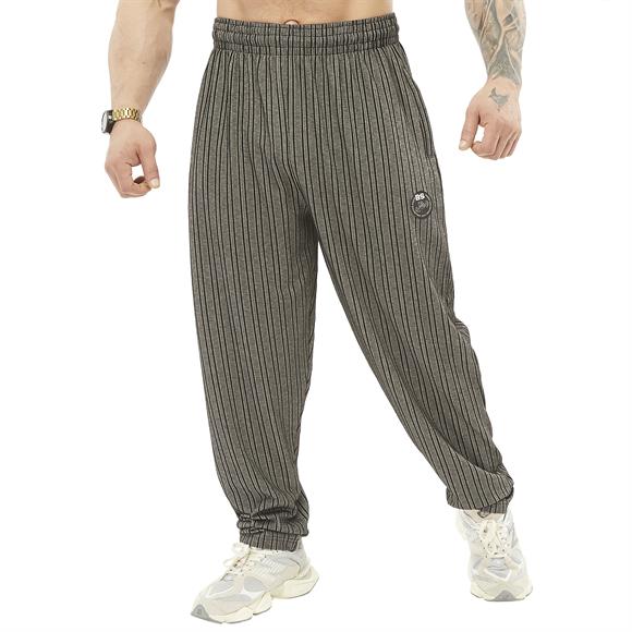 Mens Loose Fit Cotton Sweatpants with Zippered Pockets