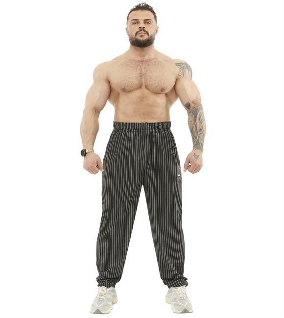 Mens Loose Fit Gym Sweatpants with Zippered Pockets