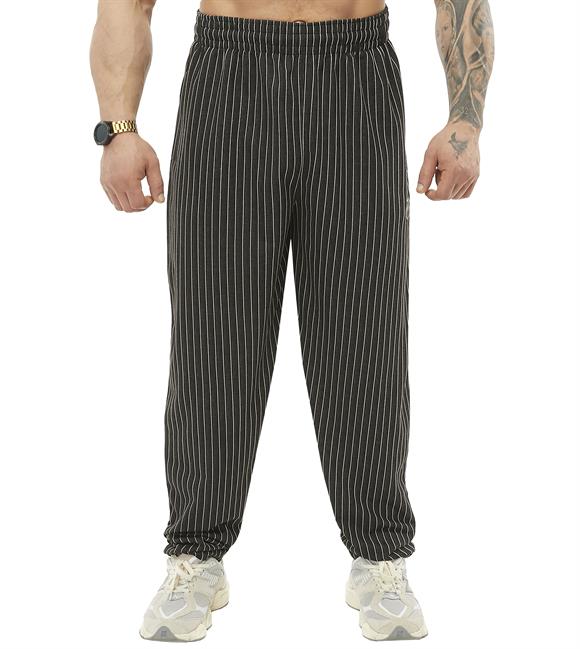 Mens Loose Fit Gym Sweatpants with Zippered Pockets