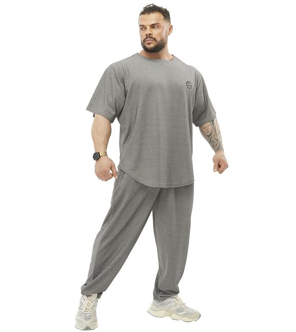 Mens Loose Fit Gym Sweatpants with Zippered Pockets