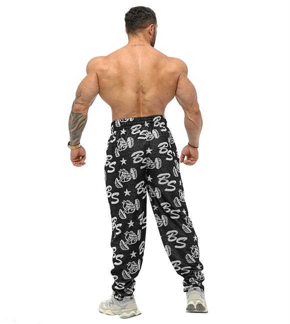 Mens Loose Fit Logo Design Towel Swetpants
