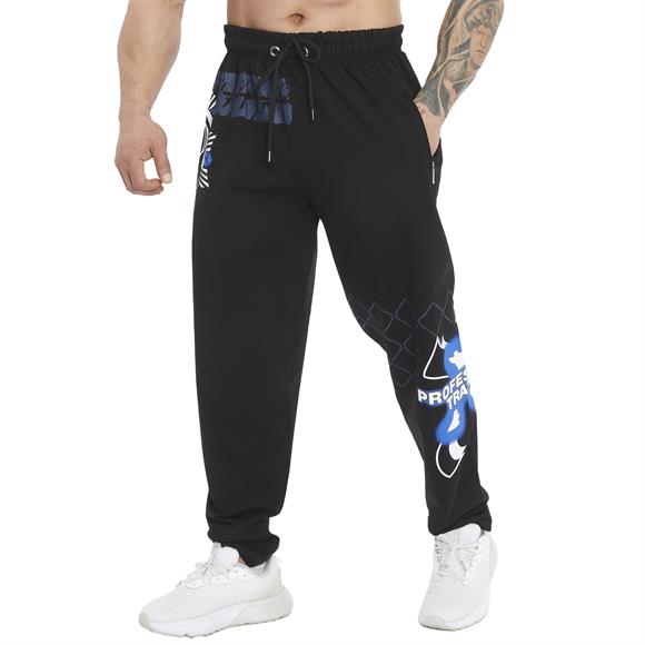 Mens Loose Fit Printed Sweatpants