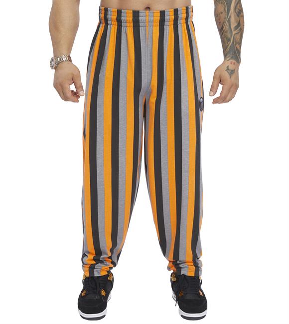 Mens Loose Fit Striped Cotton Sweatpants