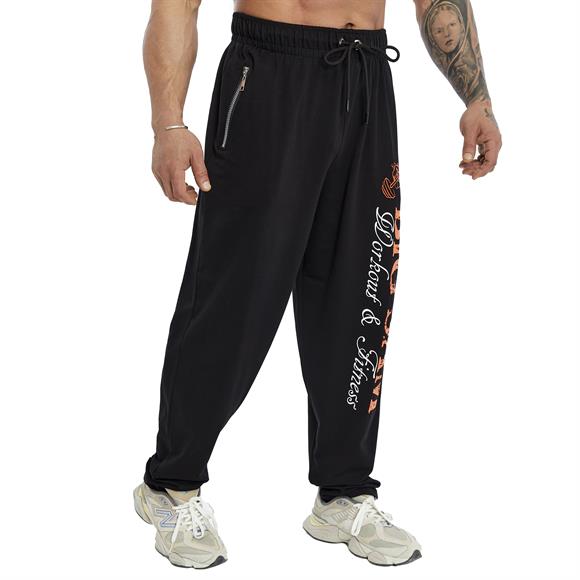 Mens Loose Fit Sweatpants with Zippered Pockets