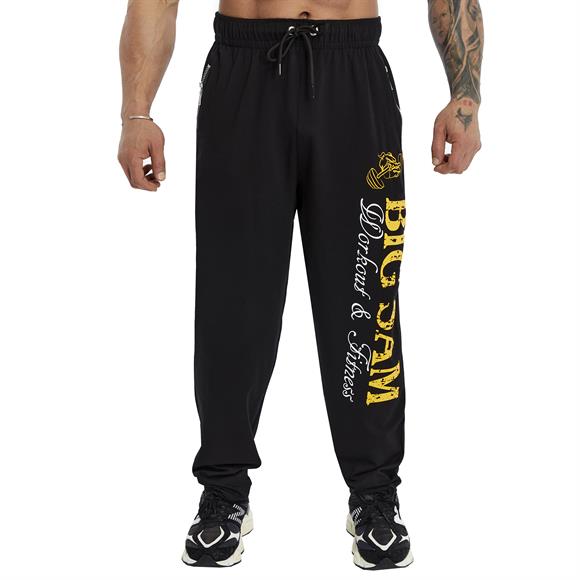 Mens Loose Fit Sweatpants with Zippered Pockets