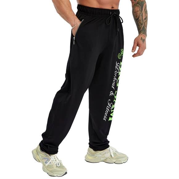 Mens Loose Fit Sweatpants with Zippered Pockets