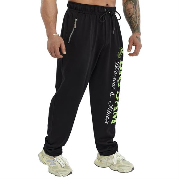 Mens Loose Fit Sweatpants with Zippered Pockets