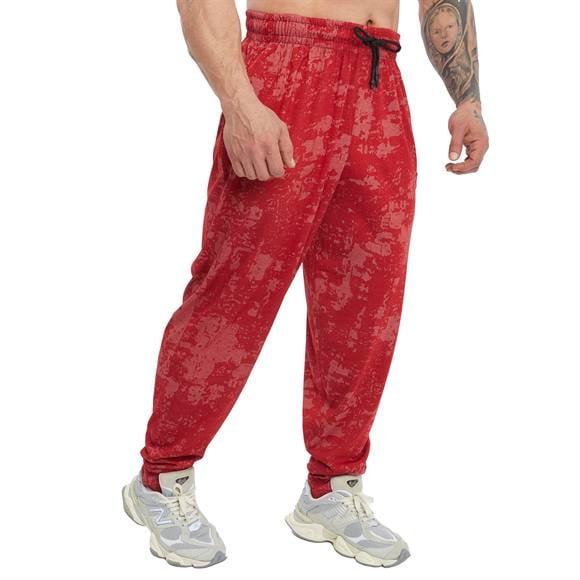 Mens Loose Fit Technical Camo Baggy Pants 