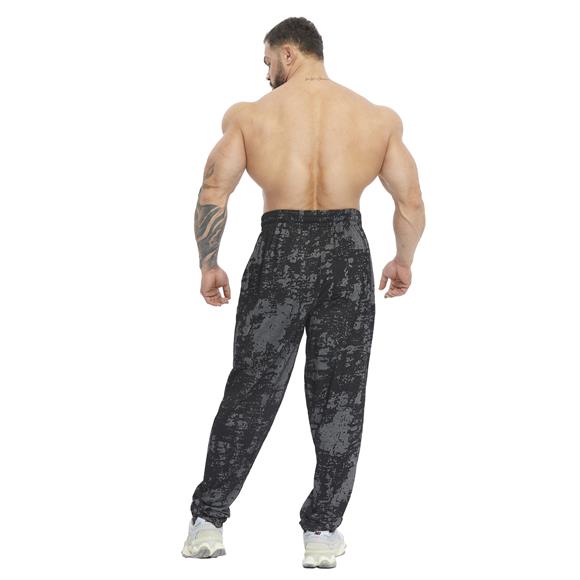 Mens Loose Fit Technical Camo Baggy Pants 