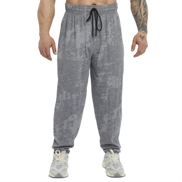 Mens Loose Fit Technical Camo Baggy Pants 