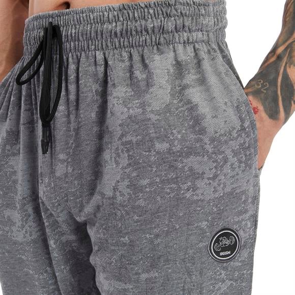 Mens Loose Fit Technical Camo Baggy Pants 