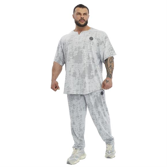 Mens Loose Fit Technical Camo Baggy Pants 