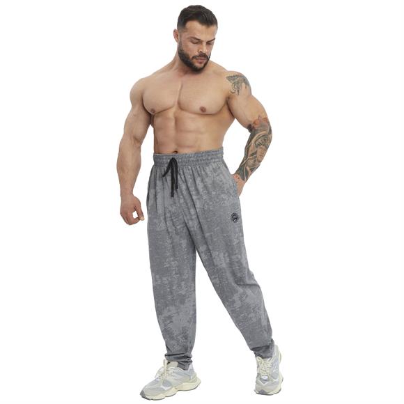 Mens Loose Fit Technical Camo Baggy Pants 