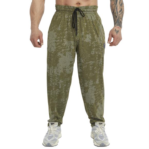 Mens Loose Fit Technical Camo Baggy Pants 