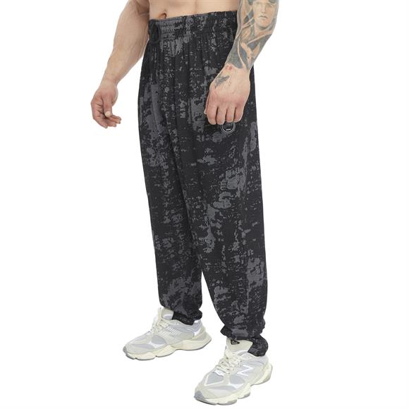 Mens Loose Fit Technical Camo Baggy Pants 