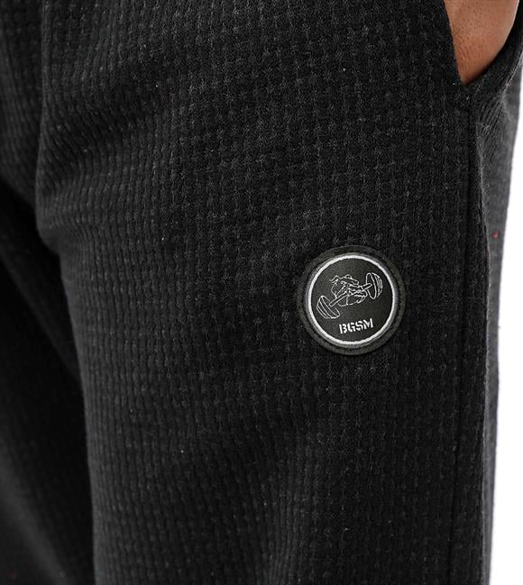 Mens Loose Fit Textured Sweatpants