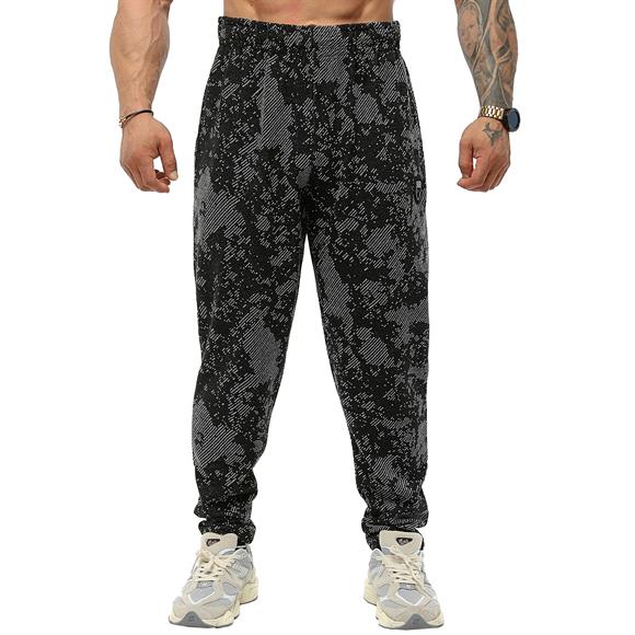 Mens Loose Fit, Textured Winter Sweatpants