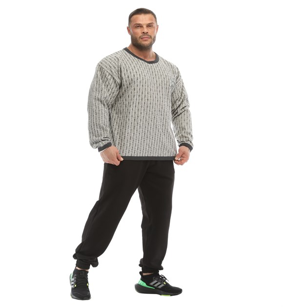 Mens Loose Fit Winter Sweatpants 