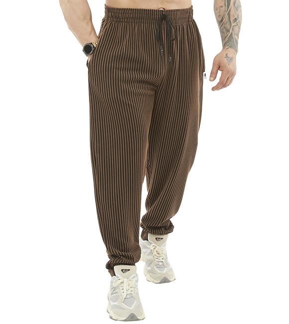 Mens Loose Fit Winter Sweatpants with Zippered Pockets