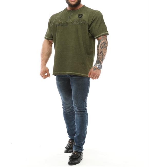 Mens Oversize Embroidered T-shirt
