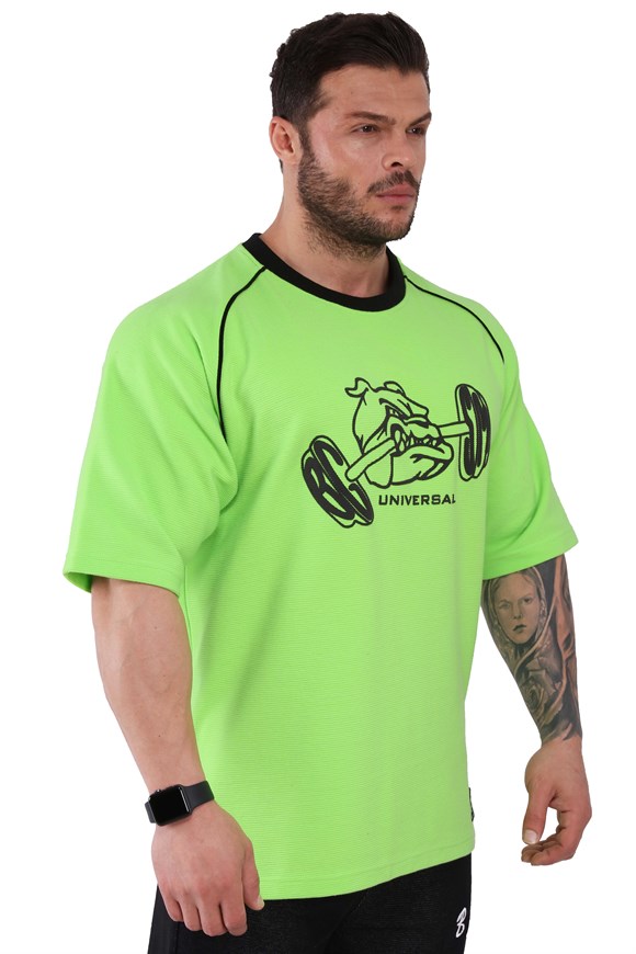 Mens Neon Activewear Rag Top T-shirt