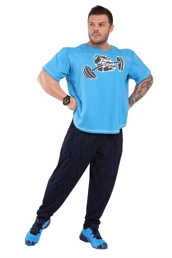 Mens Oversize 100% Cotton Workout T-Shirt