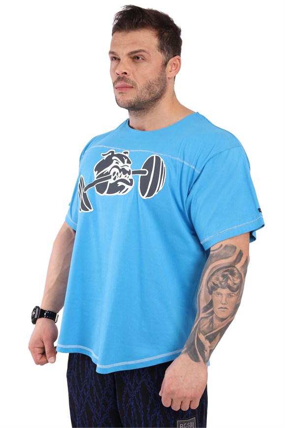 Mens Oversize 100% Cotton Workout T-Shirt