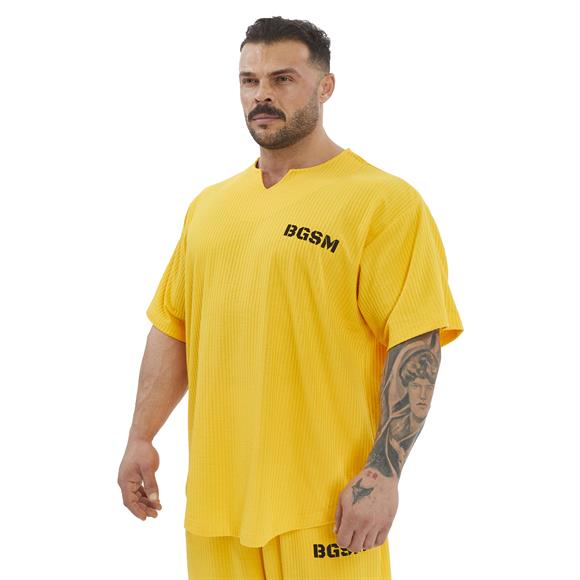 Mens Oversize Active T-shirt V-neck Rag Top